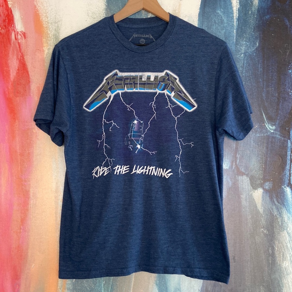 Metallica Ride the Lightning Cotton T-shirt / 4.99 SHPPING